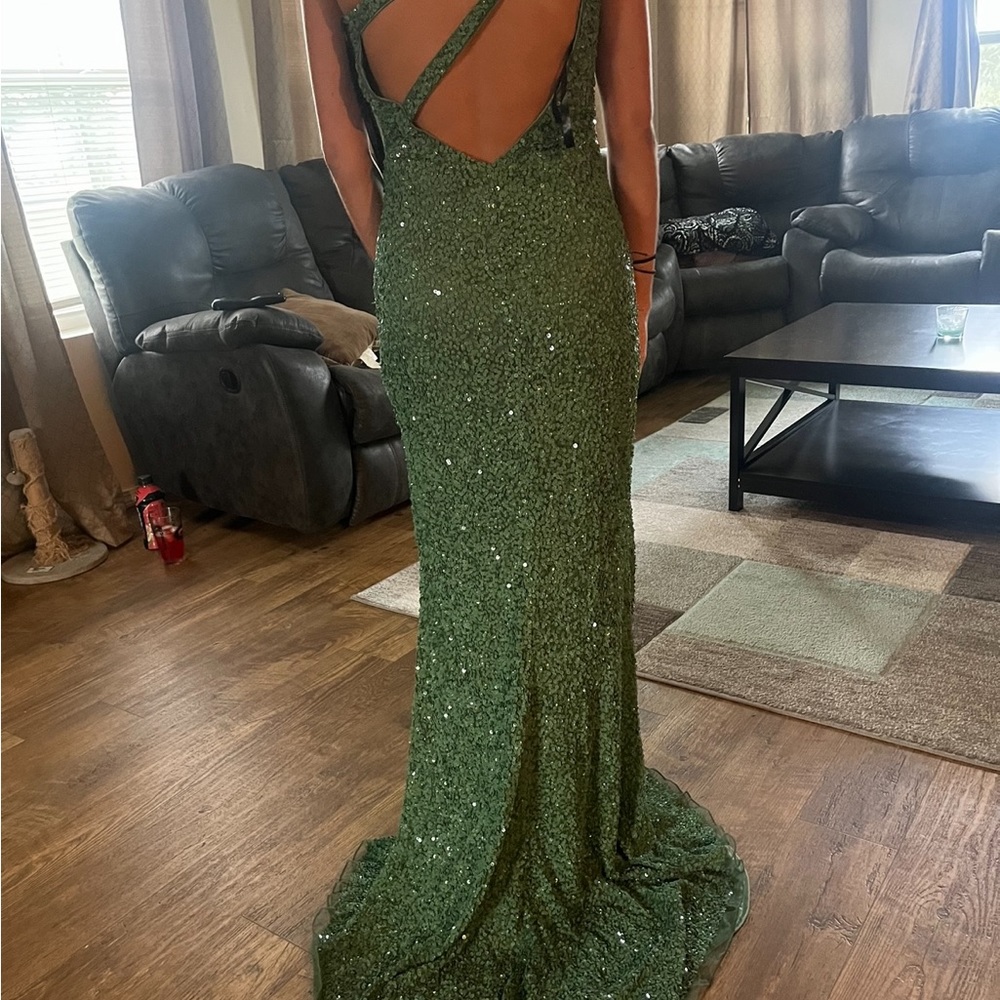 Green prom dress